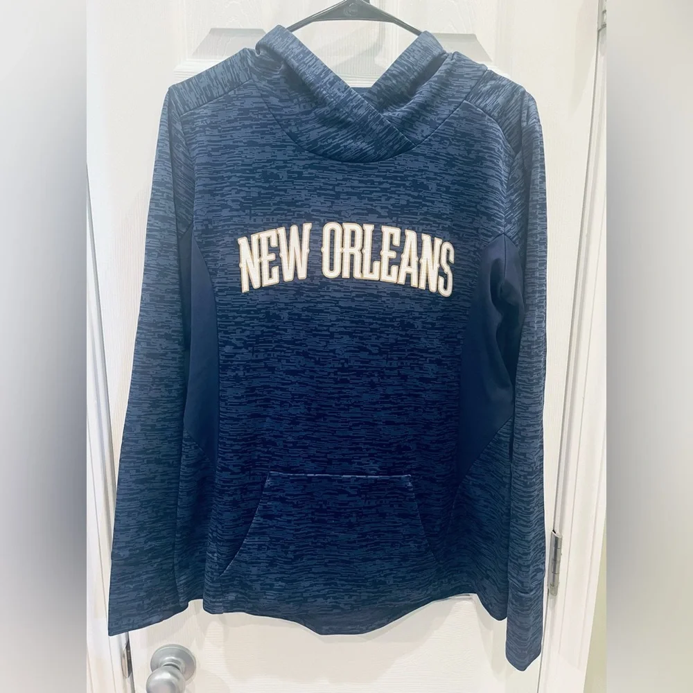 Majestic Women's NEW ORLEANS Pelicans Showtime Done Better Pullover Hoodie MED - Picture 1 of 5